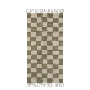 Mara Washable Rug - Elm Green/Warm Sand