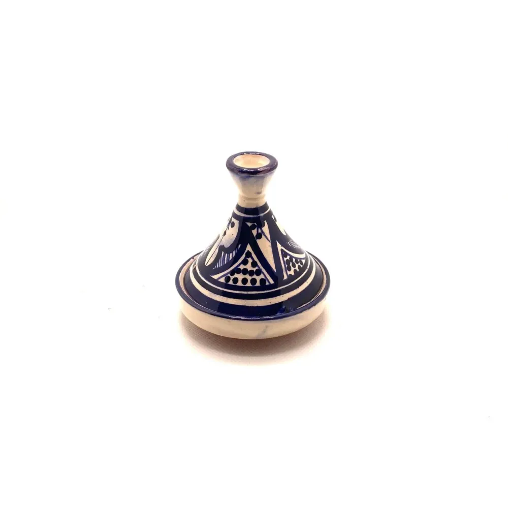 Marokkanisches Tajine-Gewürzregal Blau