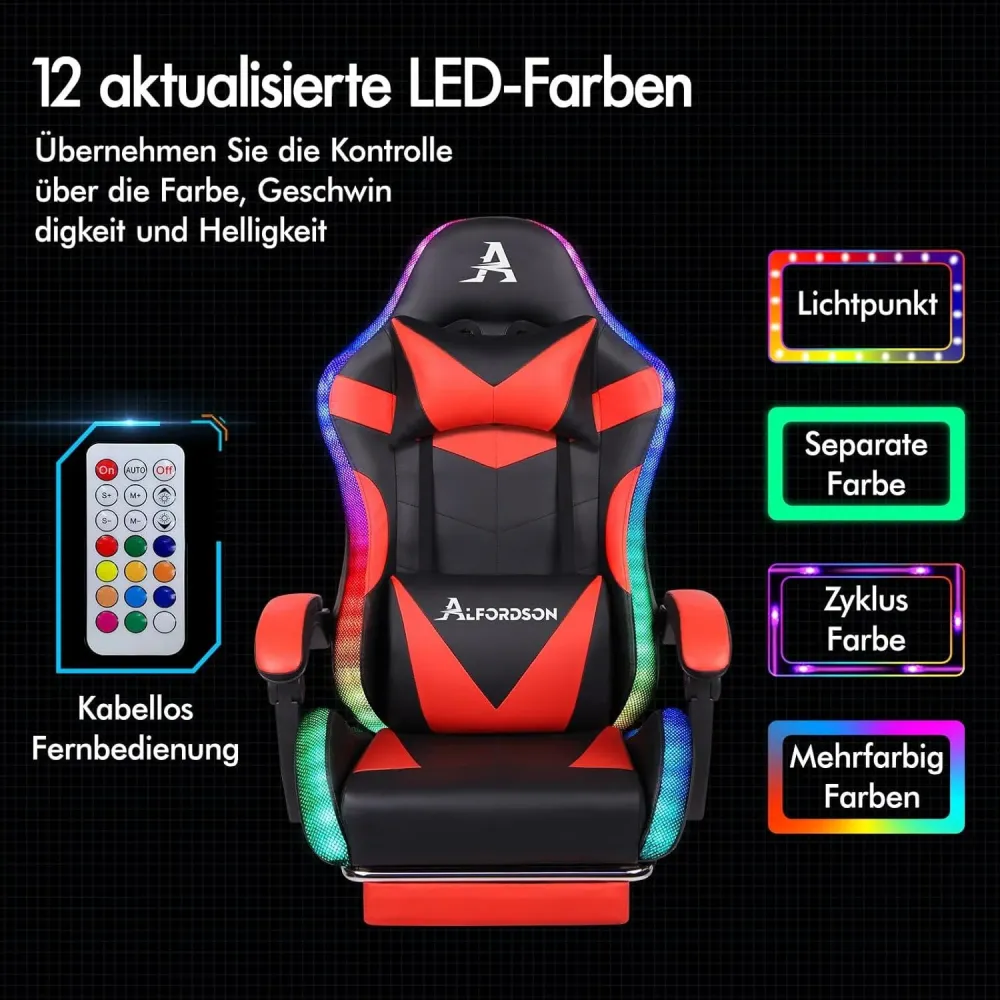 Massage-Gaming-Stuhl mit