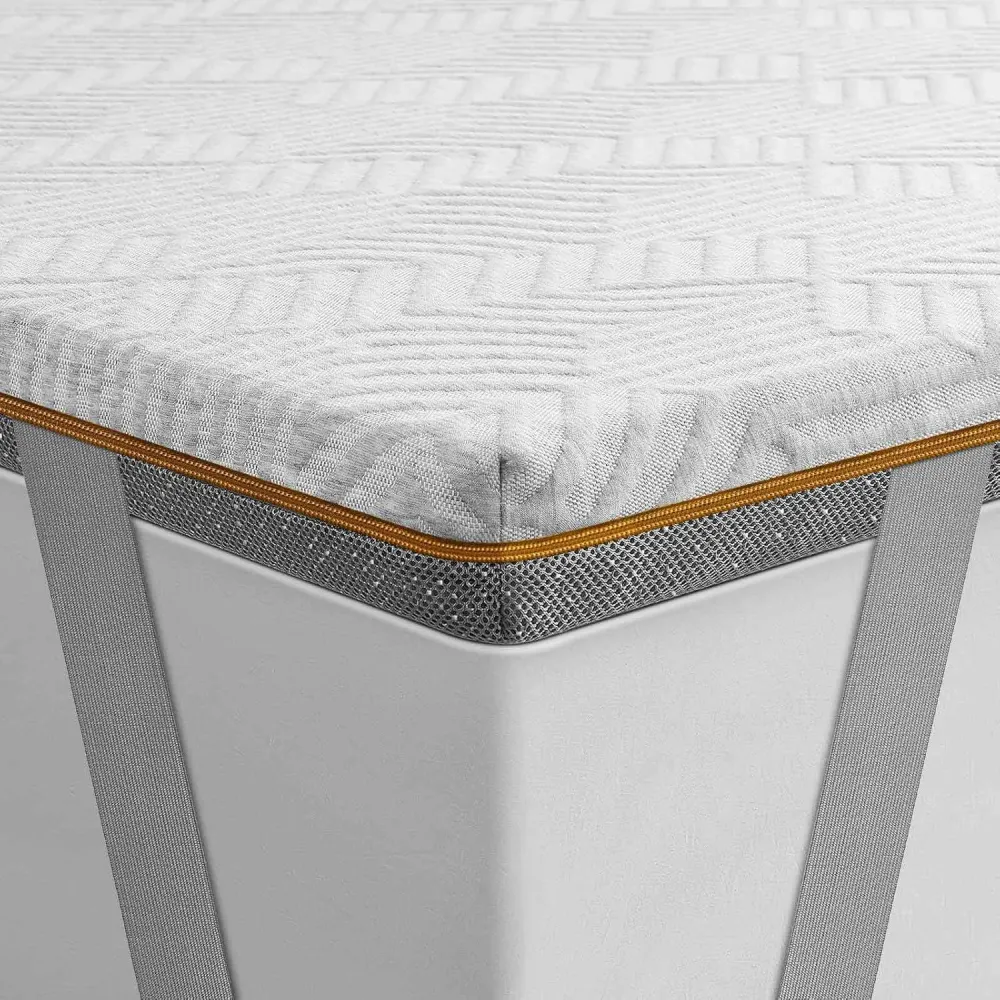 Matratzentopper 160x200cm H3 H4 7,5cm Gelschaum atmungsaktiv