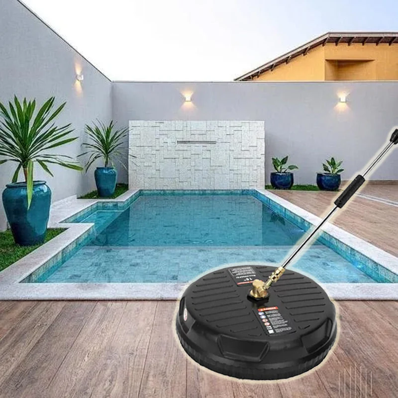 💦🔥 Mehrzweck-Druckreiniger – Flächenreiniger für Hof & Terrasse. 🚶♂️✨ Rückenfreundlich im Stehen reinigen – inkl. 2 Reini...
