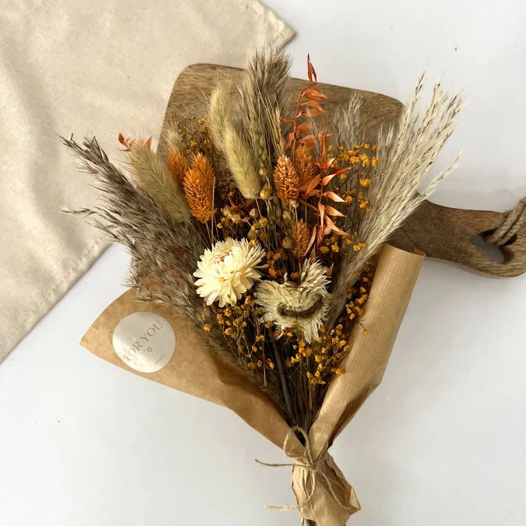 Mittlerer Trockenblumenstrauß "Fall"