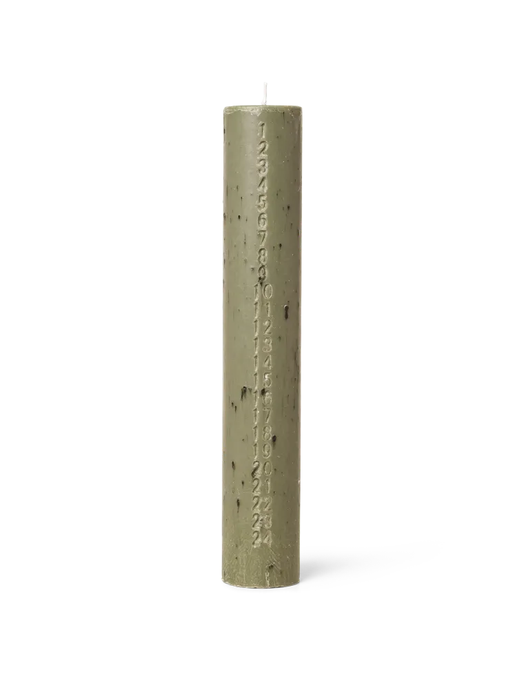 Mura Advent Candle - Artichoke Green