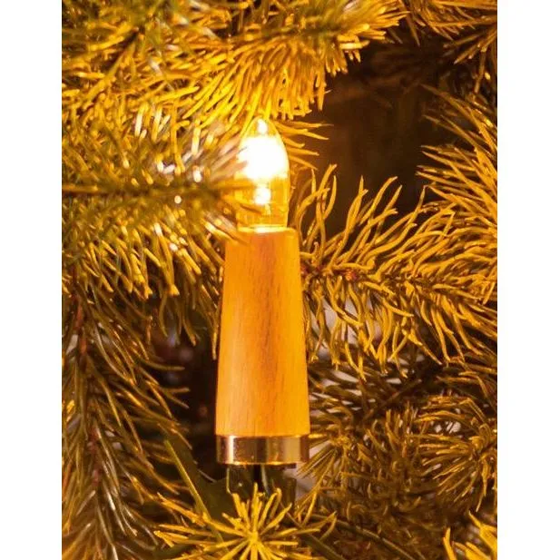 NARVA Lichterkette | 30 Kerzen, Buche hell