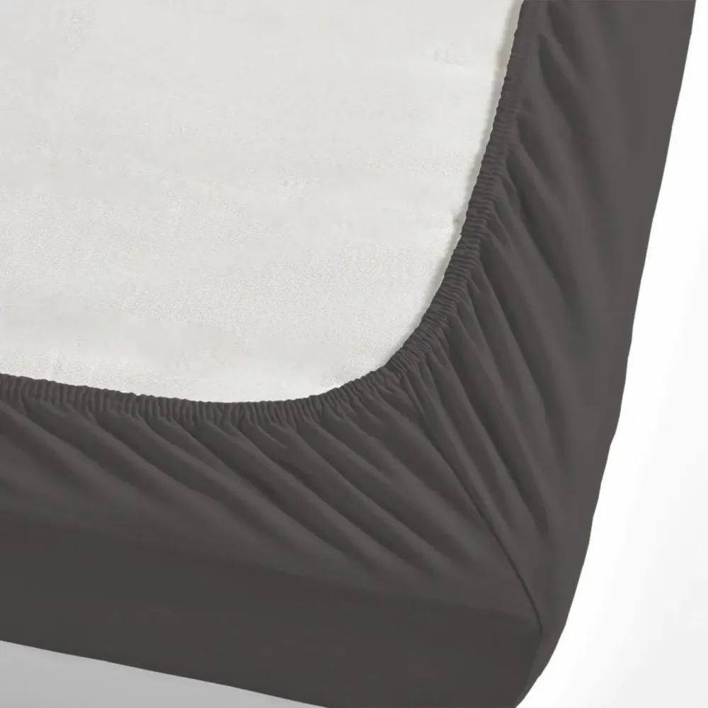 Nautica Jersey Spannbetttuch, Anthrazit, 100x200cm NAUTICA HOME