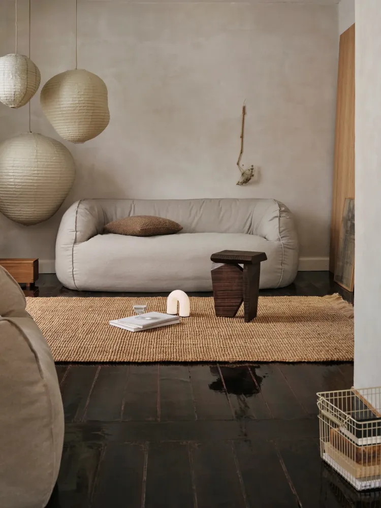 NESTEN 2-Sitzer-Sofa beige