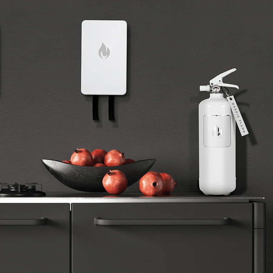 WEISSE FEUERDECKE NORDIC FLAME