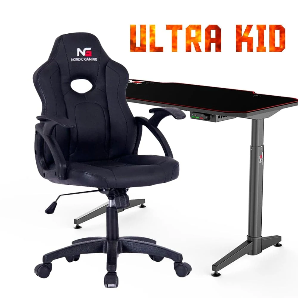 Nordic Kids Gaming-Stuhl + Gaming-Tisch – Ultra Kid Elevation Bundle
