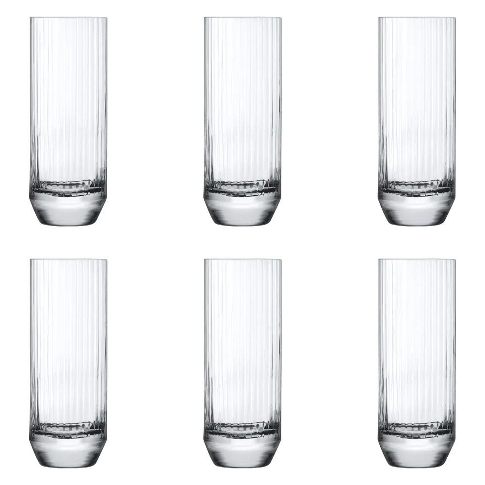 Nude Glass Big Top Highball Glas 34 cl – 6 Stück