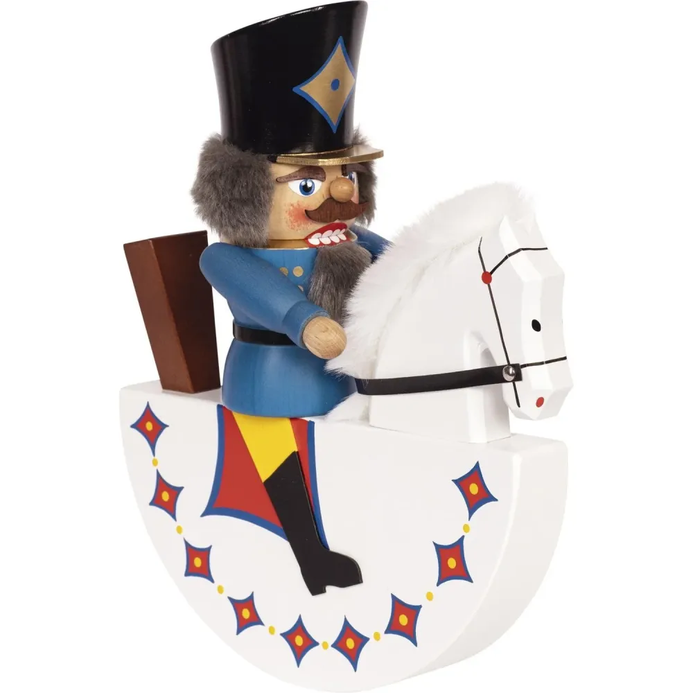 Nussknacker "Reiterlein" blau, 29 cm