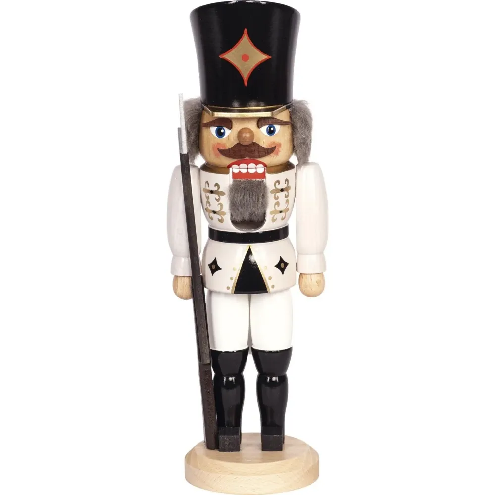 Nussknacker "Soldat" weiß 29 cm
