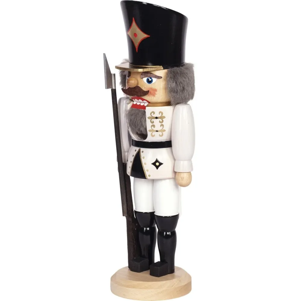 Nussknacker "Soldat" weiß 29 cm