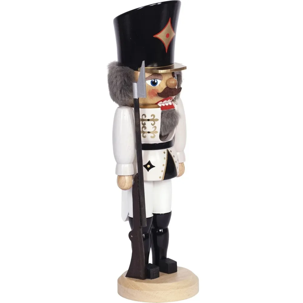 Nussknacker "Soldat" weiß 29 cm