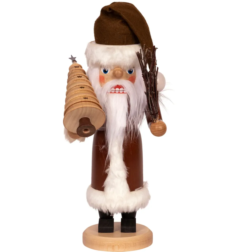 Nussknacker "Weihnachtsmann" braun, 36 cm