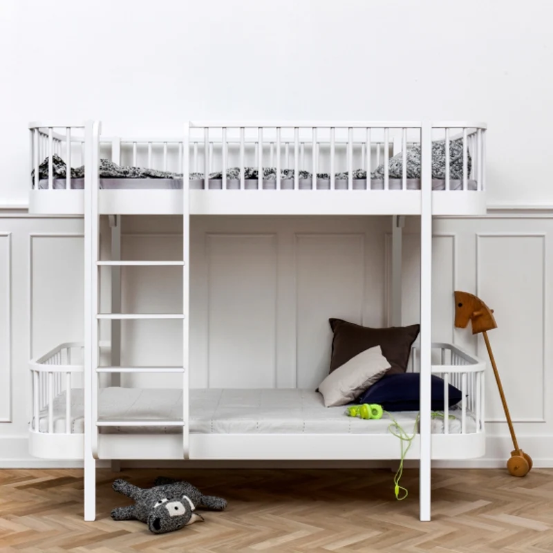 Oliver Furniture Umbauset Wood 2 Bettsofas zum Etagenbett Weiss