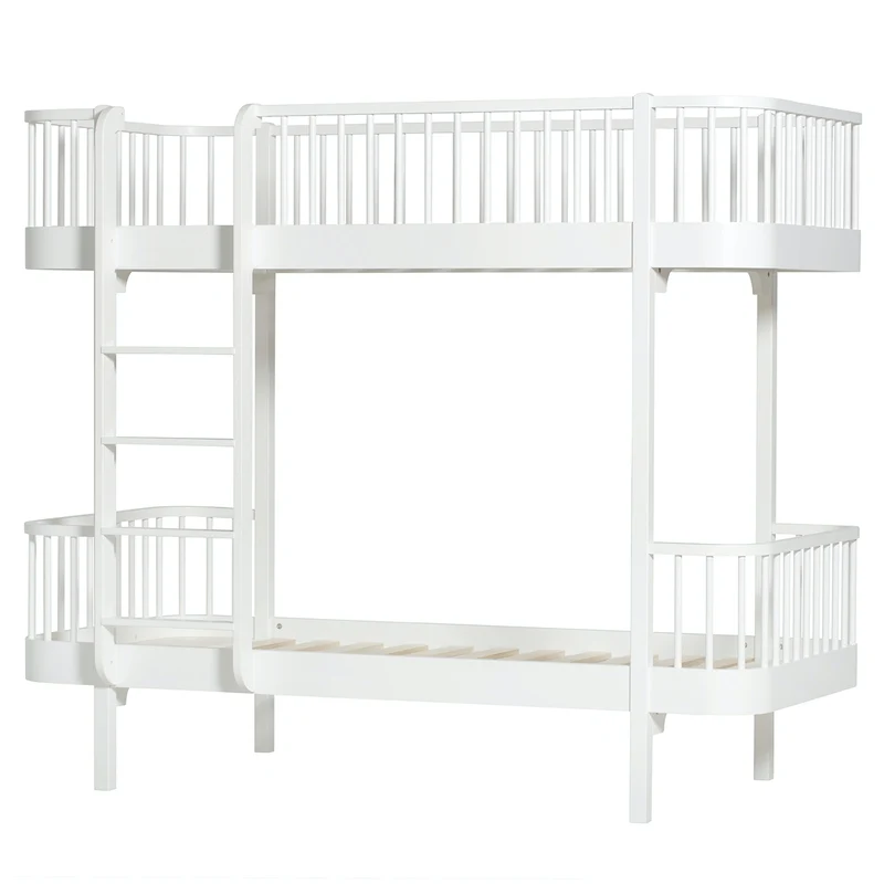 Oliver Furniture Umbauset Wood 2 Bettsofas zum Etagenbett Weiss