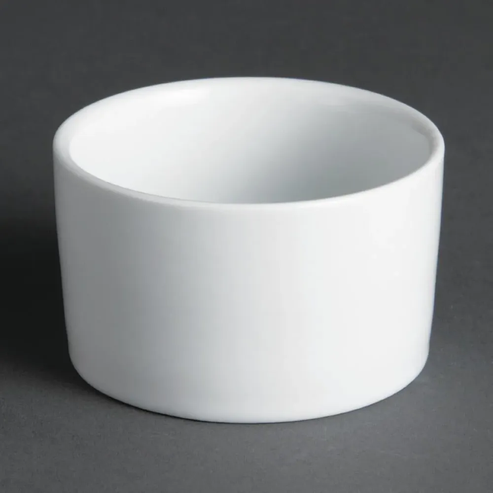 Olympia Whiteware Moderne Auflaufförmchen 70 mm (12er-Pack) – U195