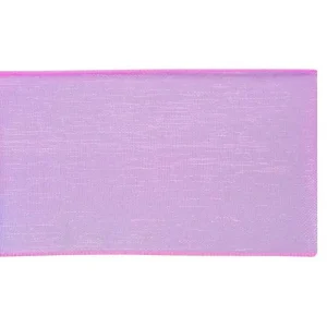 Organza Band 38mm 5m, rosa