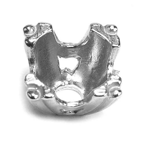 Gold & Platinum Round Fish Tail 4-Prong Cast Setting Otto Frei