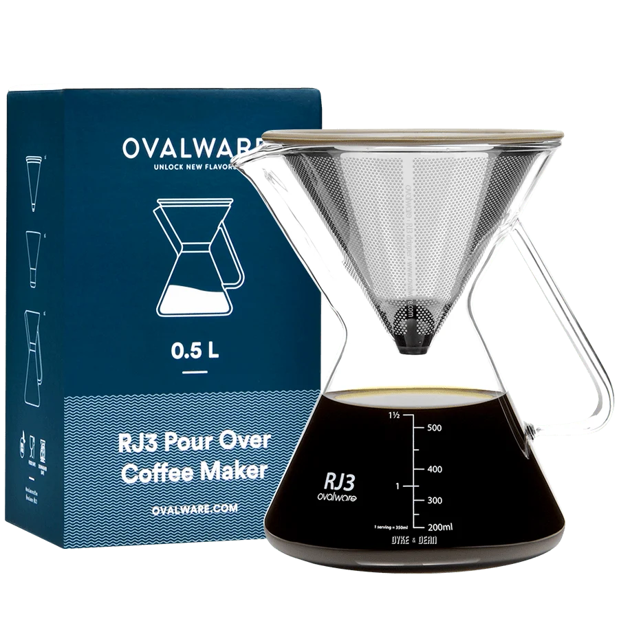 OVALWARE RJ3 POUR-OVER-KAFFEEMASCHINE-SET