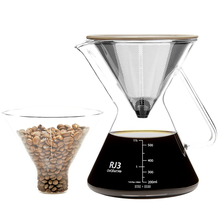 OVALWARE RJ3 POUR-OVER-KAFFEEMASCHINE-SET