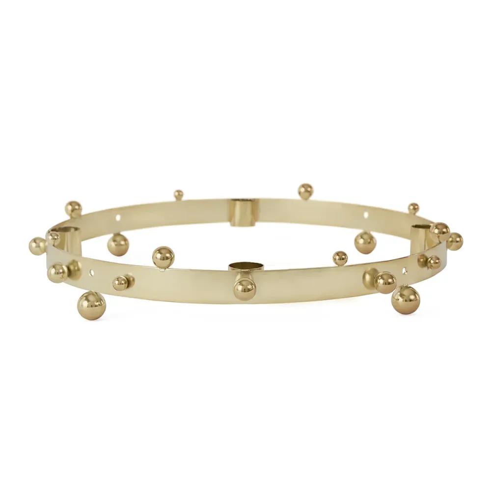 OYOY living design, Weihnachts-Kerzenständer Pearl Advent, gold