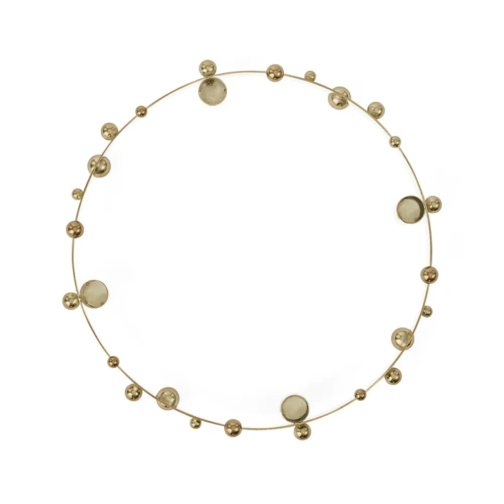 OYOY living design, Weihnachts-Kerzenständer Pearl Advent, gold
