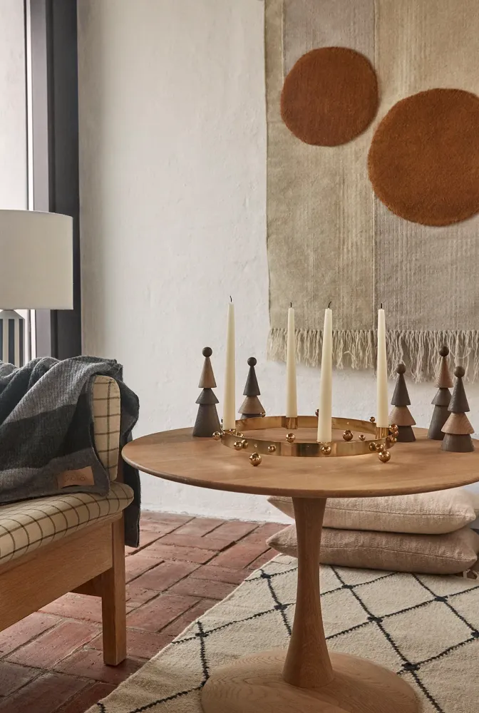 OYOY living design, Weihnachts-Kerzenständer Pearl Advent, gold