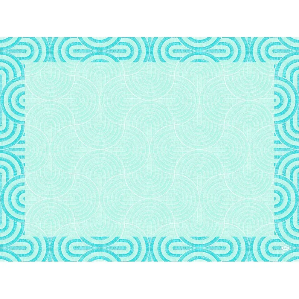 Papier-Tischsets 30x40 cm, Breeze mint blue - Stilvolle Tischdekoration | Packung (250 Stück)