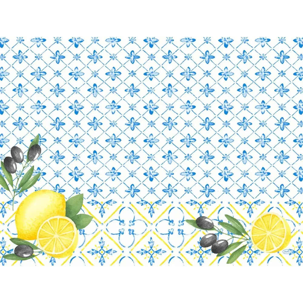 Papier-Tischsets 30x40 cm im mediterranen Design | Packung (250 Stück)