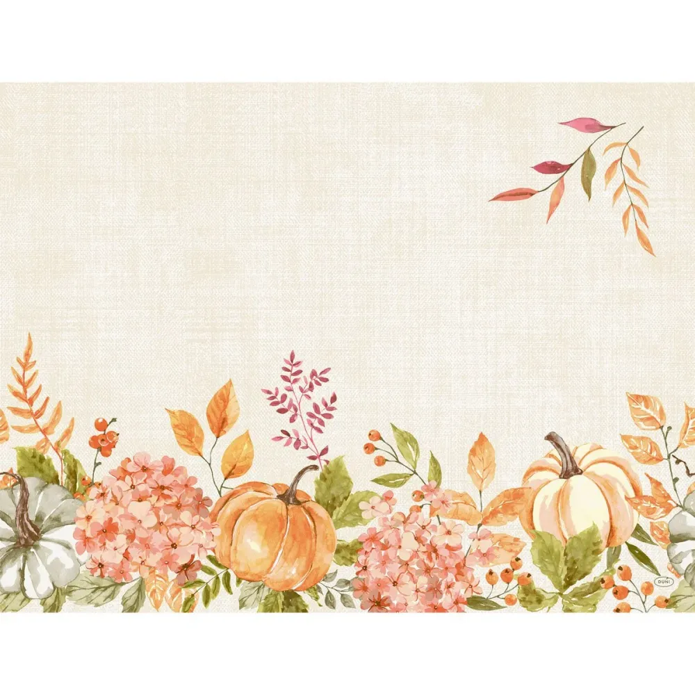 Papier-Tischsets 30x40 cm Spicy Pumpkin für herbstliche Dekoration | Packung (250 Stück)