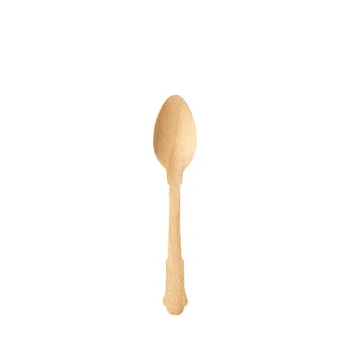 PAPSTAR Kaffeelöffel Holz "pure" 12 cm, natur, Vintage-Design | Faltschachtel (50 Stück)