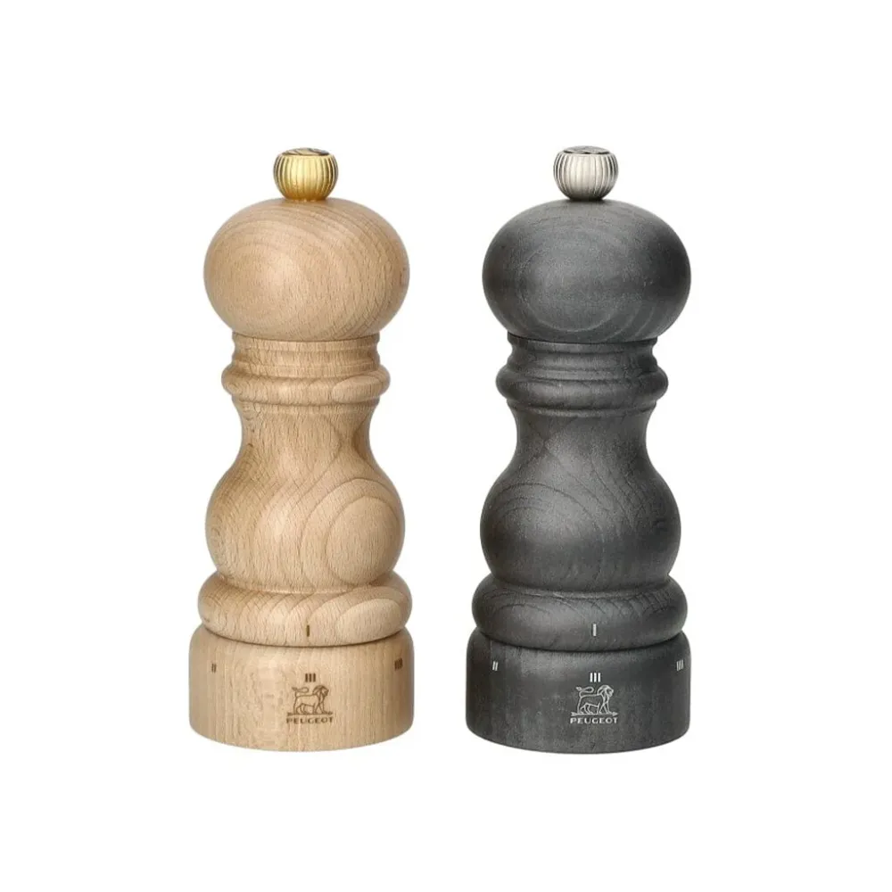 Peugeot Paris Pfeffer- und Salzmühlen-Set 15 cm Graphit und Natur