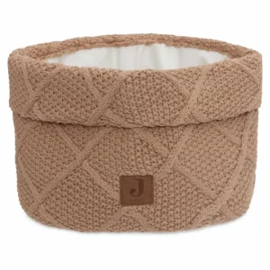 Pflegekörbchen- Check Knit- Biscuit- von Jollein