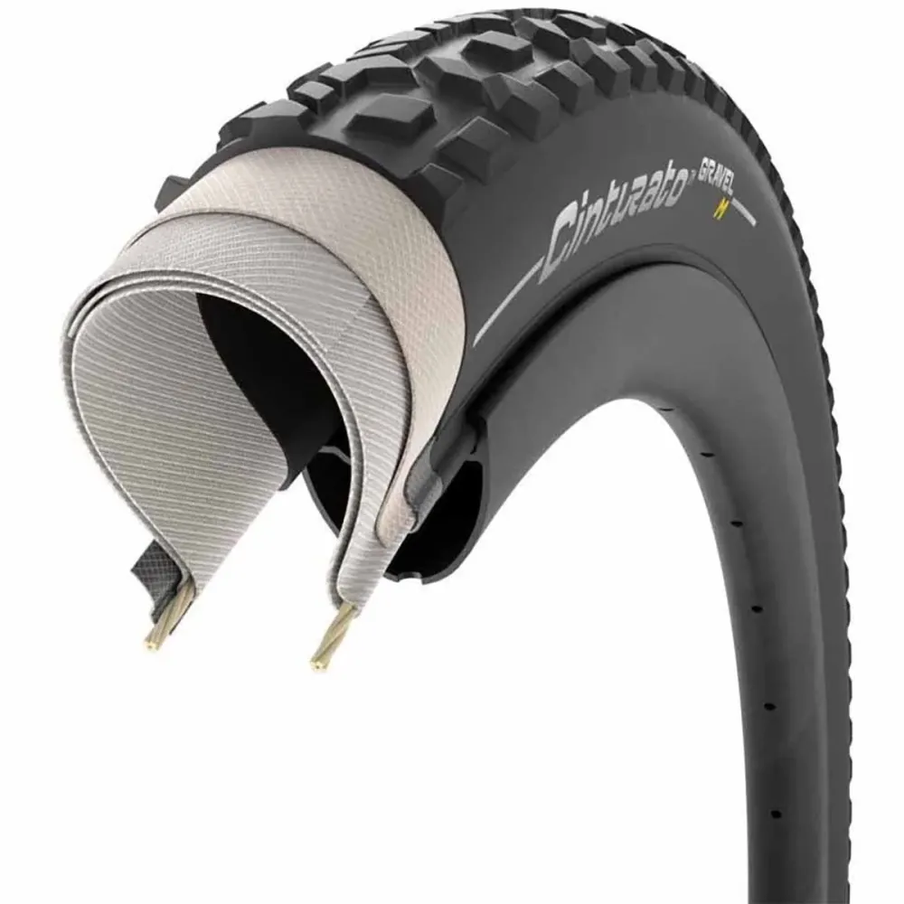 PIRELLI CINTURATO GRAVEL M 700x40c Tubeless Ready Reifen Schwarz