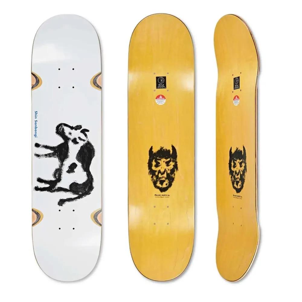 Polar Skate Co. Sanbongi Cow Devil 8.25 Wheel Well Deck