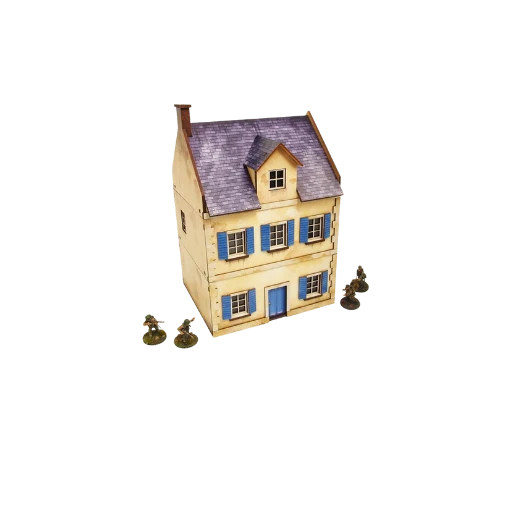 Pre-painted WW2 Normandy Townhouse 3
