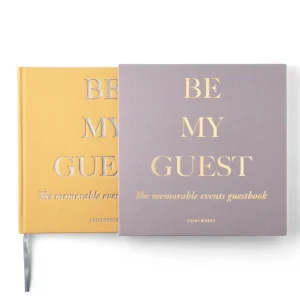 Printworks Be my Guest - Coffee Table Guestbook | Taupe&Gelb