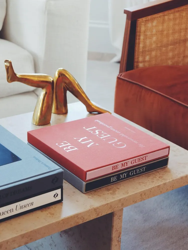 Printworks Be my Guest - Coffee Table Guestbook | Taupe&Gelb