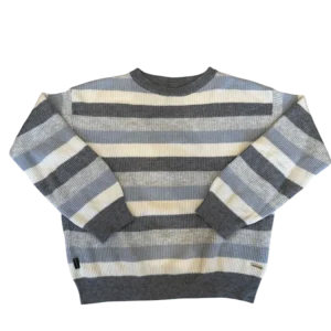 Pullover Grau gestreift Gr.12 | Woolrich