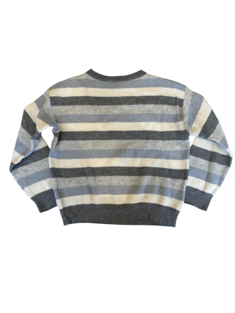 Pullover Grau gestreift Gr.12 | Woolrich