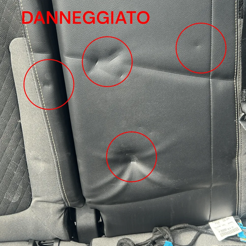 Quadrat / Sitz Leder und schwarzem Stoff Opel Grandland X (2017>)