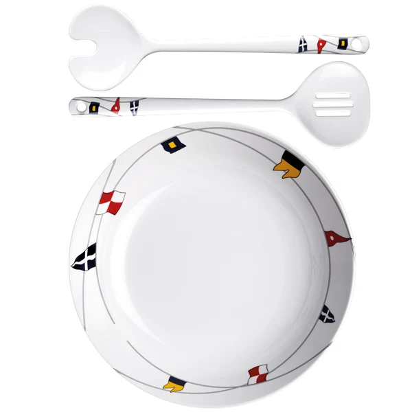 MB Regata Salatschüssel Ø25 cm 339 gr. mit Salatbesteck