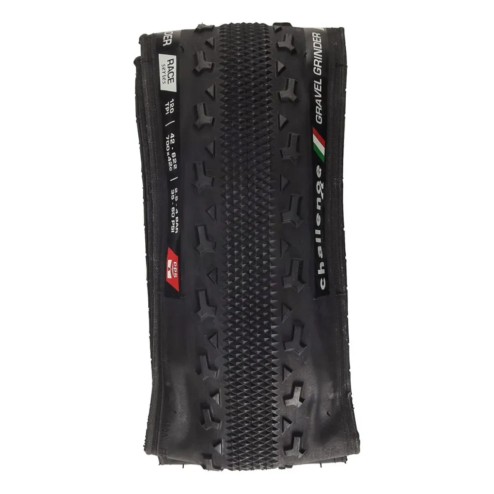 Reifen CHALLENGE GRAVEL GRINDER 700x42c TubeType Schwarz