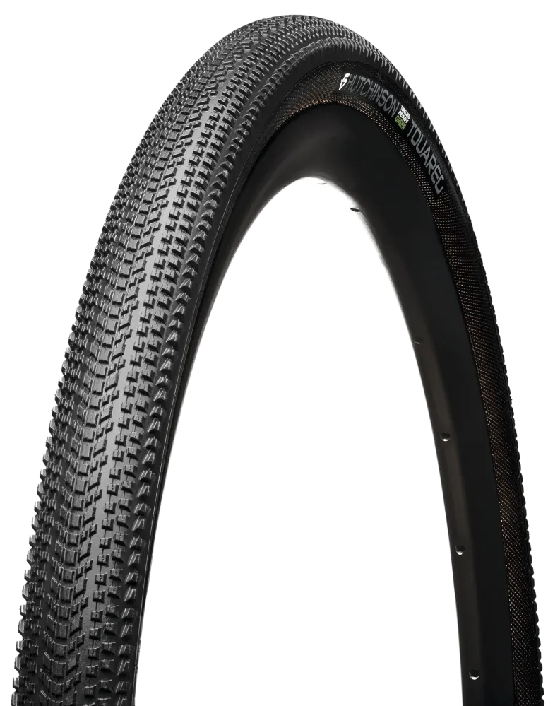 Reifen HUTCHINSON TOUAREG GREEN 700x40c Reinforced Hardskin Tubeless Ready Schwarz
