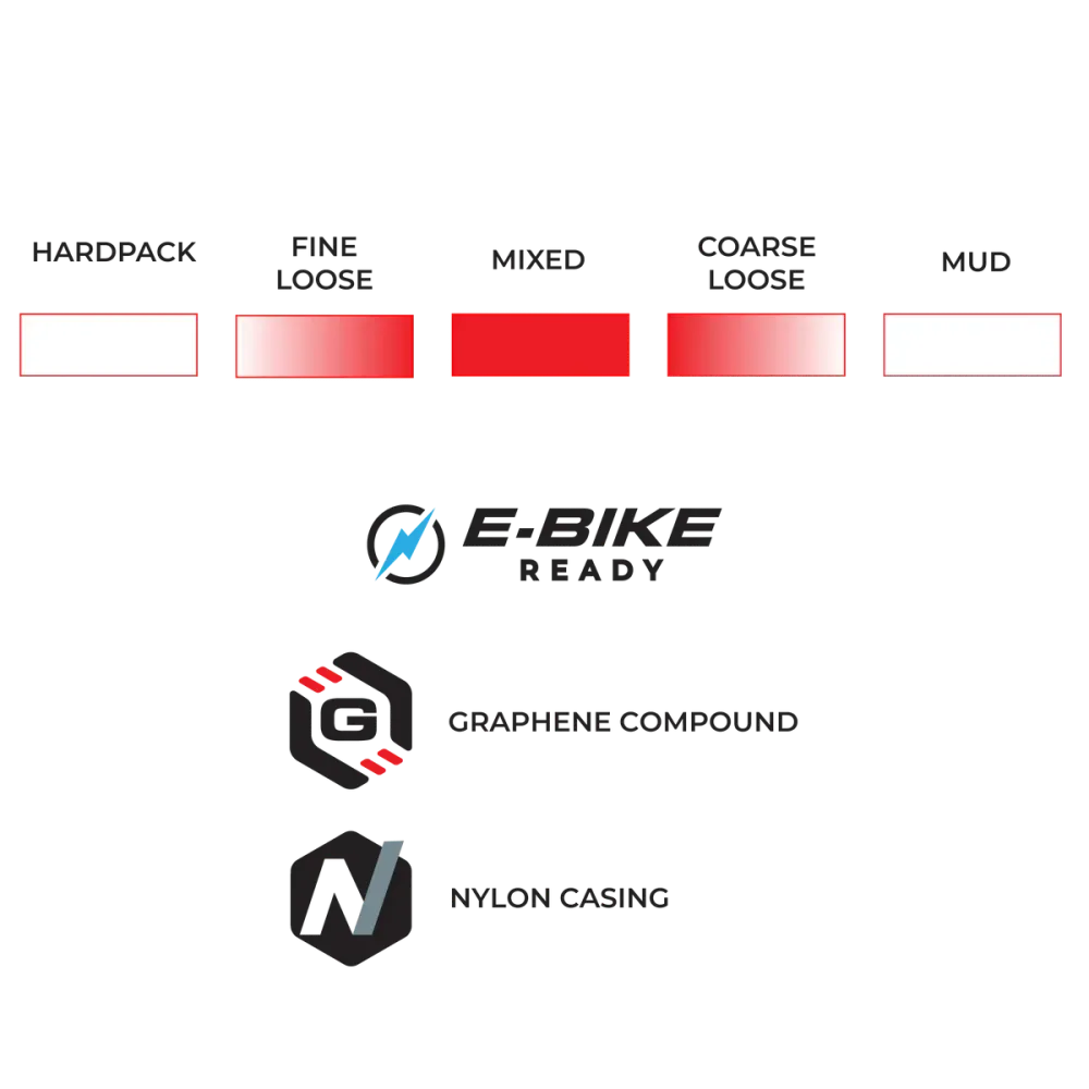Reifen VITTORIA TERRENO T50 MIXED Gravel Endurance 700x40c Tubeless Ready Weich Schwarz