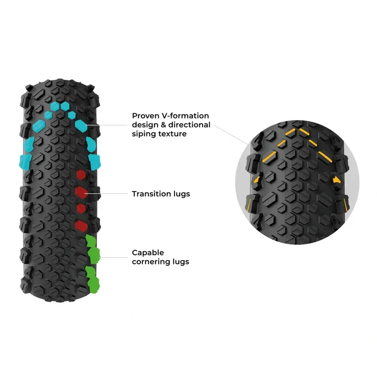 Reifen VITTORIA TERRENO T50 MIXED Gravel Endurance 700x45c Tubeless Ready Weich Schwarz