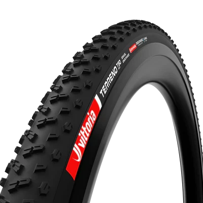 Reifen VITTORIA TERRENO T90 MUD Gravel Endurance 700x40c Tubeless Ready Weich Schwarz