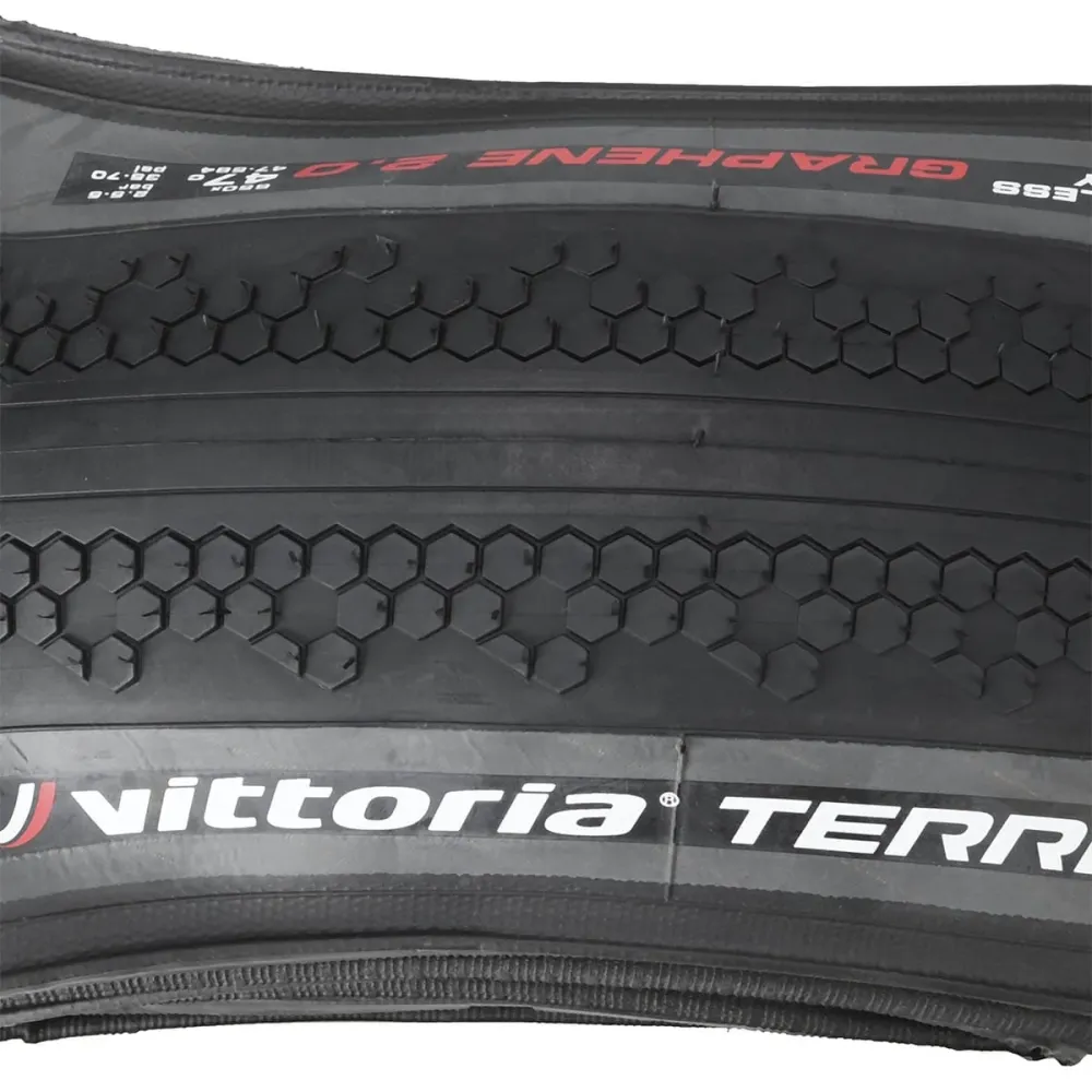 Reifen VITTORIA TERRENO ZERO GRAVEL ENDURANCE Graphene G2.0 650x47b Tubeless Ready Grau