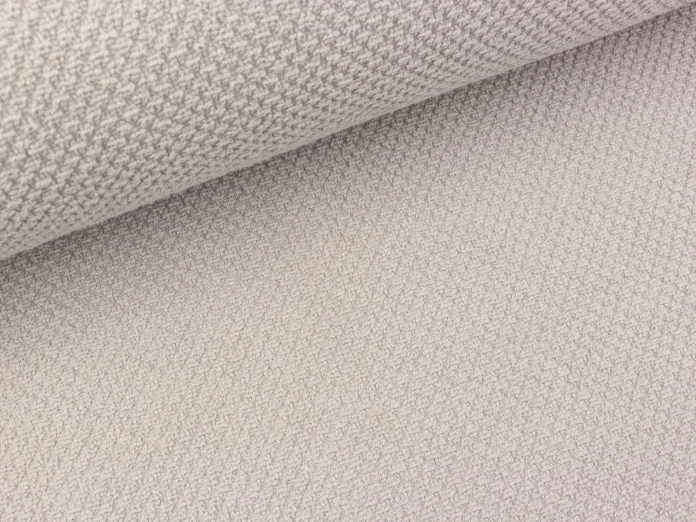 Reststück 23cm - Frottee Waffel Bébé silbergrau uni